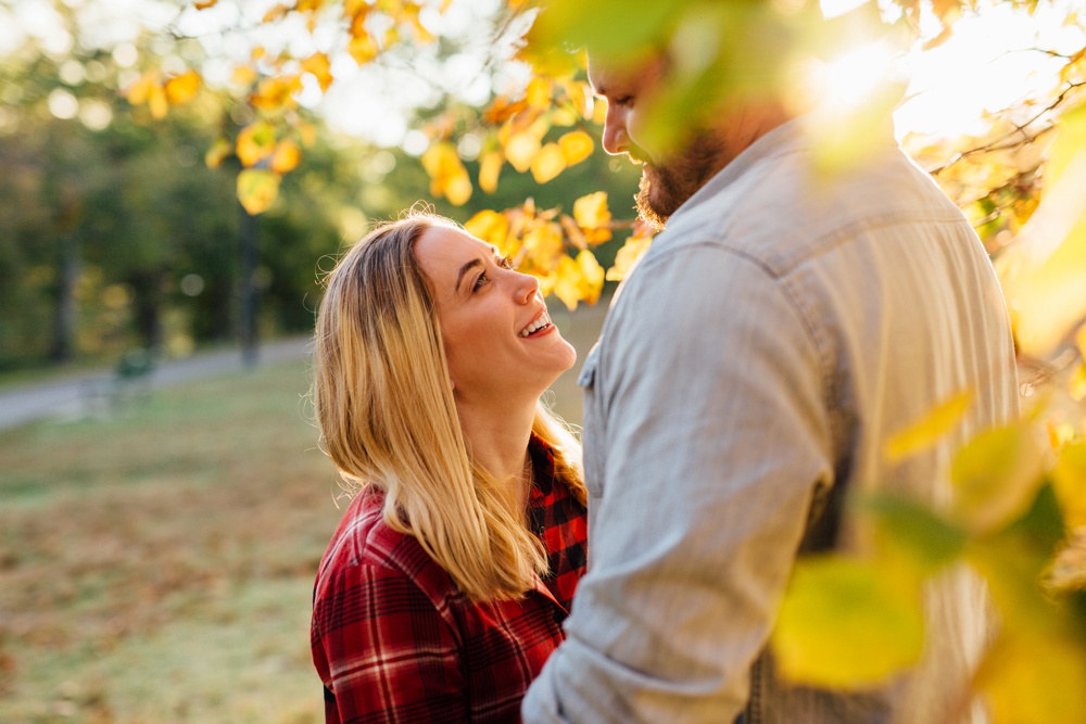 Charles River esplanade engagement session